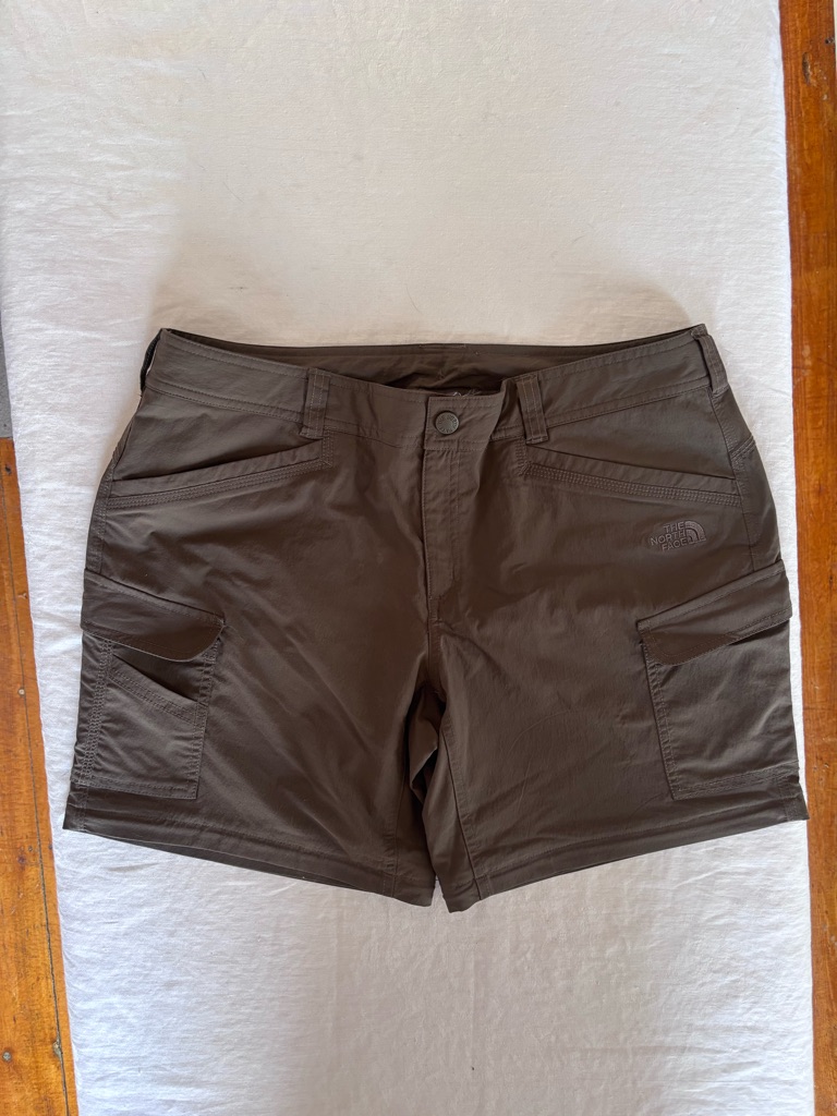 Women’s The North Face Durable Cargo Nylon Hiking Short Size 14